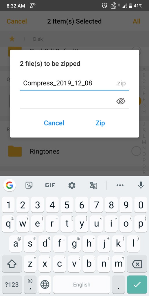 es file explorer hidden files