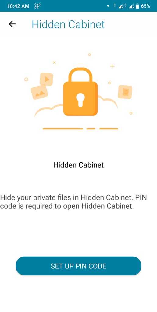 Hidden cabinet