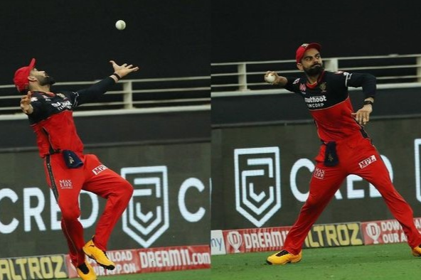 Virat Kohli catch drop