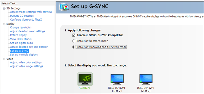 how to enable NVIDIA G Sync on laptop