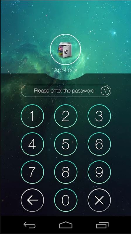 App Lock password style