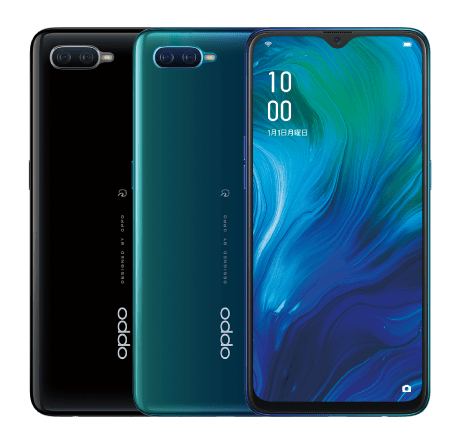 Oppo Reno A with water drop notch