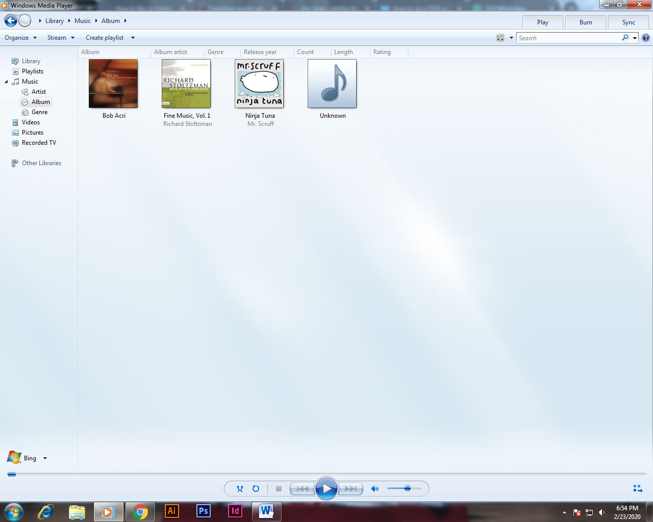 Windows Media Player copying CD