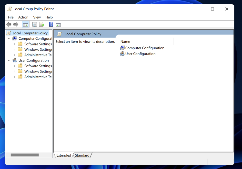 Group Policy on Windows 11 Home